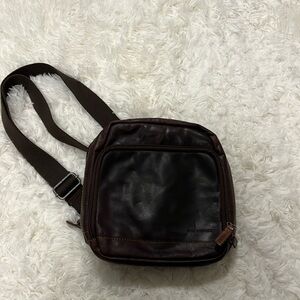 Jack George’s leather bag